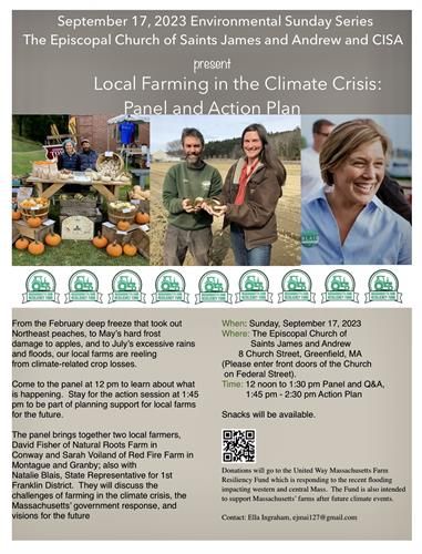 Local Farming in the Climate Crisis: Panel and Action Plan