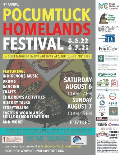 9th Annual Pocumtuck Homelands Festival: A Celebration of Native American Art, Music and Cultures